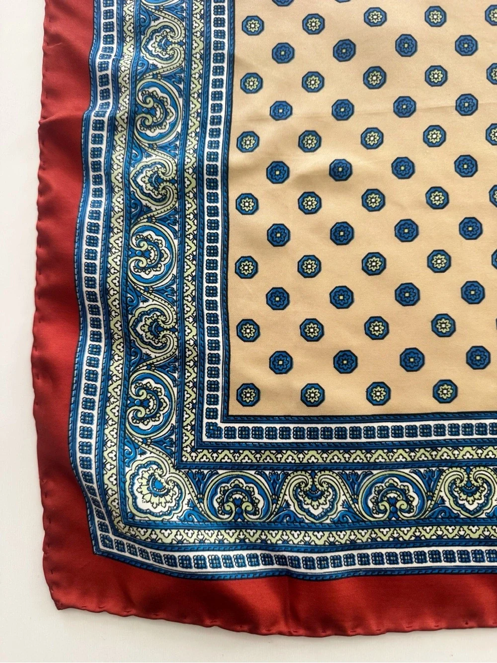 Vintage Handcraft Incorporated Silk Scarf Made in Italy